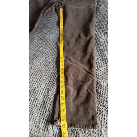 Kut from the Kloth Gray Diana Skinny Corduroy Jeans Size 16 EUC - Picture 9 of 10